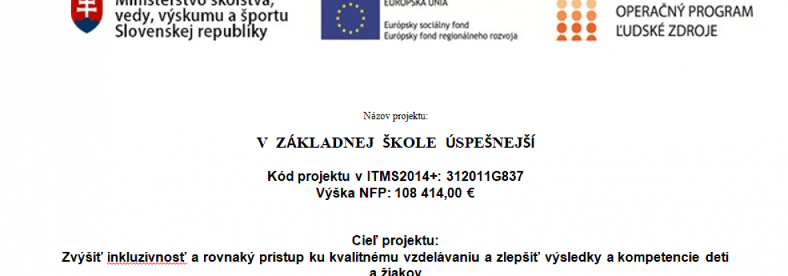 V základnej škole úspešnejší